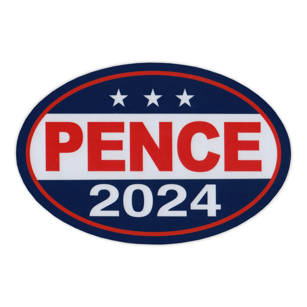 Oval Magnet - Mike Pence 2024 (6" x 4")