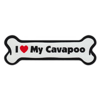 Dog Bone Magnet - i Love My Cavapoo