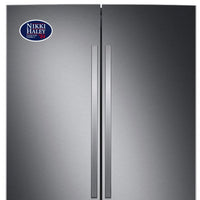 Nikki Haley 2024 Classic Design Silver Refrigerator