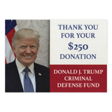 Prank Postcards (25-Pack, Donald Trump Donation) - Front of Card