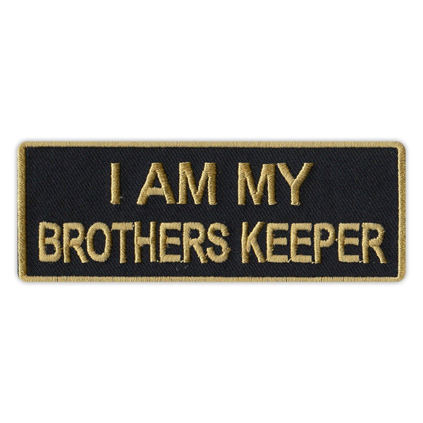 Patch - I Am My Brother's Keeper (Black/Gold)