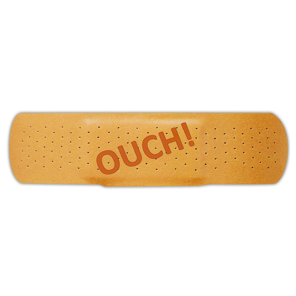 Bumper Sticker - Ouch! Band Aid Bandage, Giant Size!