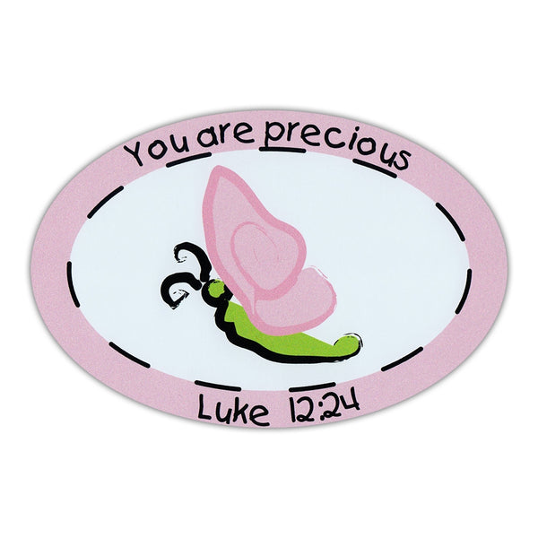 Oval Magnet - You Are Precious (Luke 12:24)