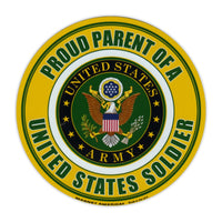 Round Magnet - Proud Parent of a Soldier