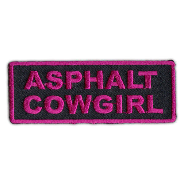 Embroidered Patch - Asphalt Cowgirl