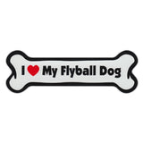 Dog Bone Magnet - I Love My Flyball Dog
