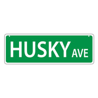 Novelty Street Sign - Husky Avenue