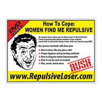 Practical Joke DVD - Repulsive Loser Sticker