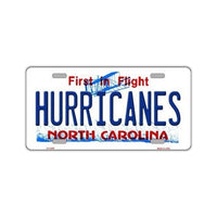 NHL Hockey License Plate Cover - Carolina Hurricanes