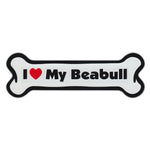 Dog Bone Magnet - I Love My Beabull
