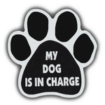 Dog Paw Magnet - My Dog Is In Charge