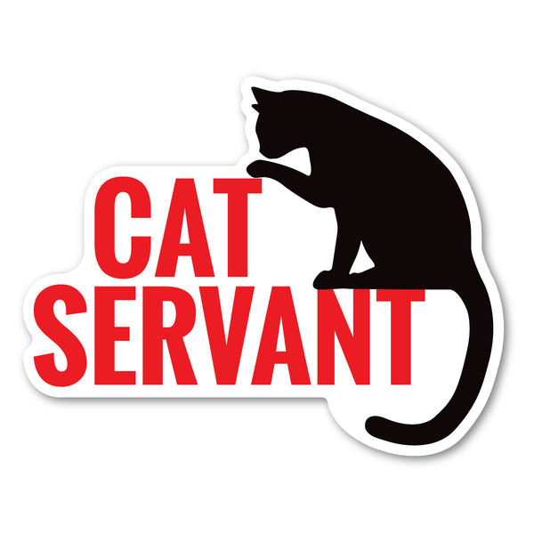 Magnet - Cat Servant (5" x 4")