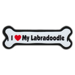 Dog Bone Magnet - I Love My Labradoodle