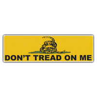 Bumper Sticker - DON'T TREAD ON ME, Gadsden Flag 