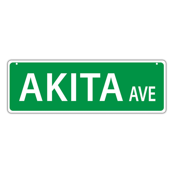 Street Sign - Akita Avenue