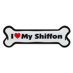 Dog Bone Magnet - I Love My Shiffon 