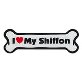 Dog Bone Magnet - I Love My Shiffon 