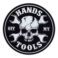 Magnet - Hands Off My Tools (4" Round)