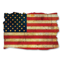 Magnet - United States Flag Magnet (Grunge Look Design) (4.5" x 3")