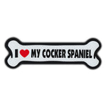 Giant Size Dog Bone Magnet - I Love My Cocker Spaniel