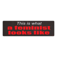 Bumper Sticker - This is what feminist looks like