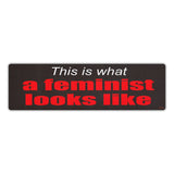 Bumper Sticker - This is what feminist looks like