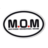 Magnet - Mom, Multi-Tasking Organizational Machine (6" x 4")