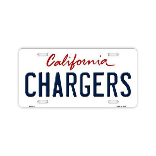 License Plate Cover - San Diego Chargers