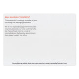 Prank Postcards (10-Pack, Ball Waxing Appointment) - Back