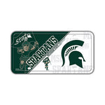 Embossed Aluminum License Plate Cover - Michigan State University Spartans