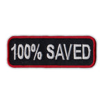 Patch - 100% Saved, (Red) 