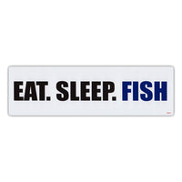 Bumper Sticker - Eat. Sleep. Fish