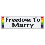 Bumper Sticker - Freedom To Marry 
