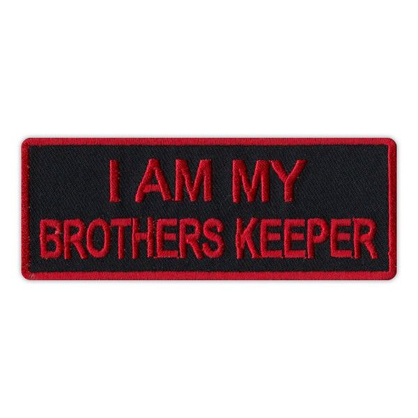 Patch - I Am My Brother's Keeper (Black/Red)
