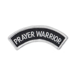 Patch - Prayer Warrior, Mini Rocker Arch