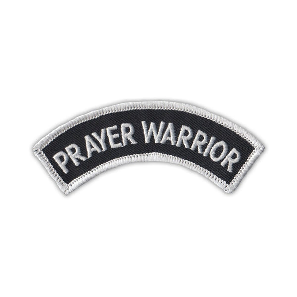 Patch - Prayer Warrior, Mini Rocker Arch