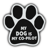 Dog Paw Magnet - My Dog Is My Co-Pilot