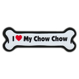 Dog Bone Magnet - I Love My Chow Chow