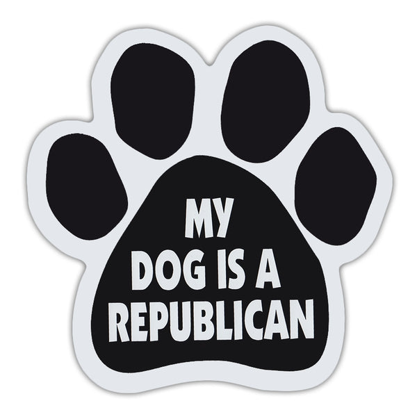 Dog Paw Magnet - My Dog Is A Republican