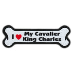 Dog Bone Magnet - I Love My Cavalier King Charles