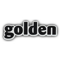 Word Magnet - Golden (2" x 7")