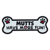 Dog Bone Magnet - Mutts Have More Fun! 