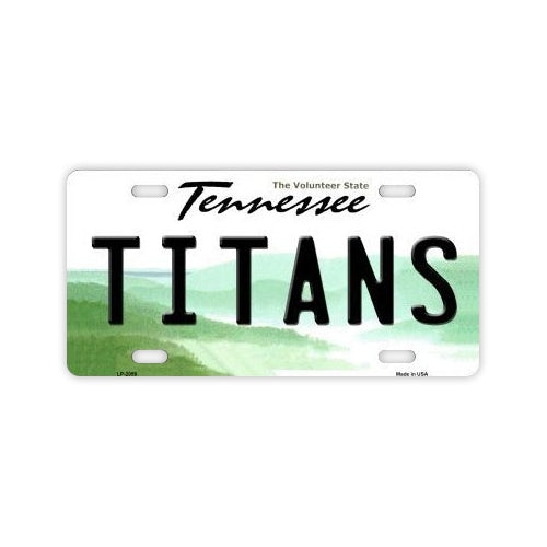 License Plate Cover - Tennessee Titans