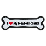 Dog Bone Magnet - I Love My Newfoundland