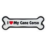 Dog Bone Magnet - I Love My Cane Corso