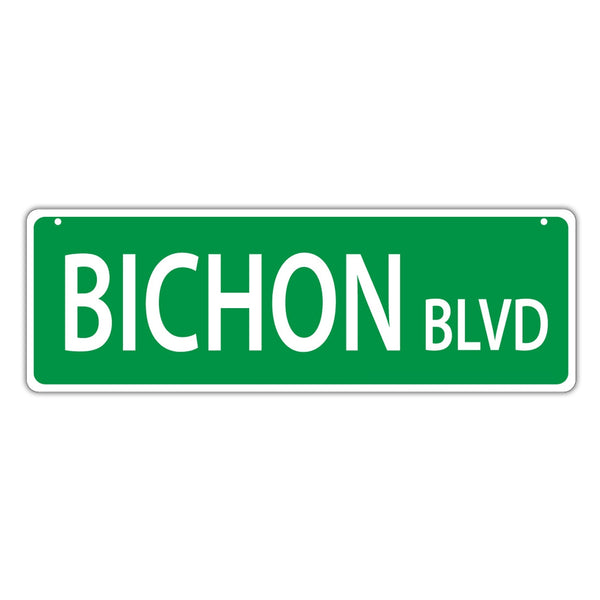 Street Sign - Bichon Blvd