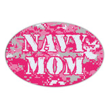 Oval Magnet - Navy Mom