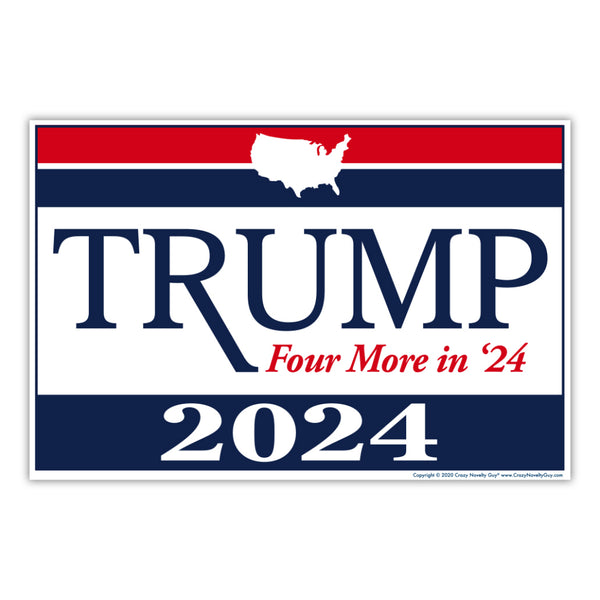 Yard Sign - Donald Trump 2024 (18" x 12")