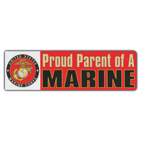 Bumper Sticker - Proud Parent Of A Marine