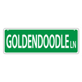 Street Sign - Goldendoodle Lane